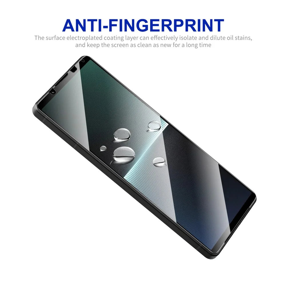 ENKAY HAT PRINCE 2Pcs Silk Print Screen Protector for Sony Xperia 1 V , 2.5D 9H High Aluminium-silicon Glass Film - 5