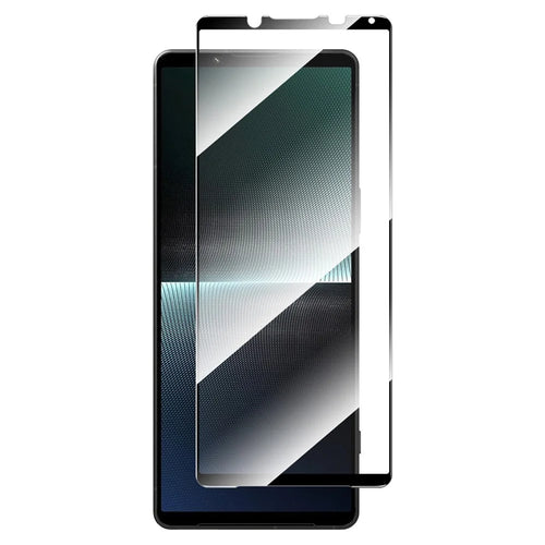 ENKAY HAT PRINCE 9H 2.5D Screen Protector for Sony Xperia 1 V Silk Print High Aluminium-silicon Glass Screen Film - 1