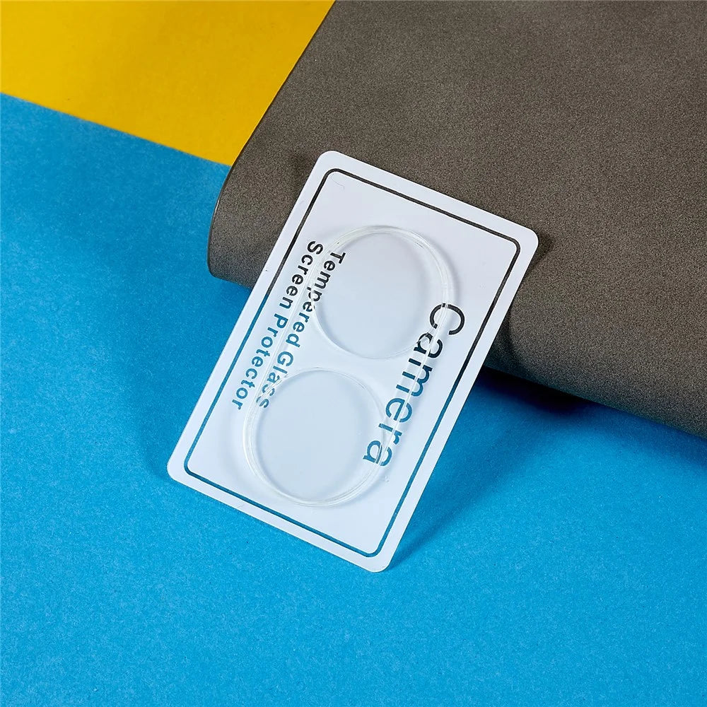 2Pcs For Oppo A78 4G Camera Lens Protector 3D Arc Edge HD Tempered Glass Lens Film - 5
