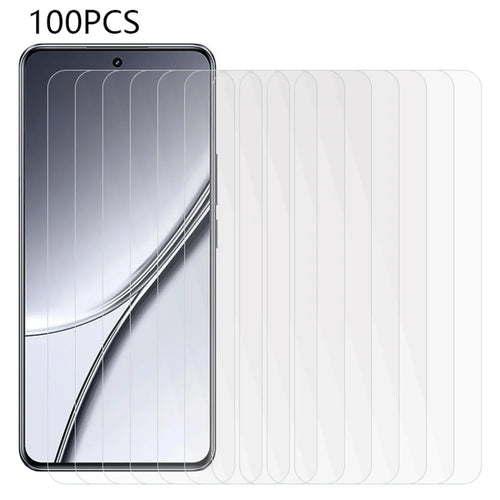 100Pcs for Realme GT5 5G / GT5 240W 5G Phone Screen Protector Anti Shatter HD Tempered Glass Film (No Package, with Wipes Set, Dust-absorber, Guide Sticker) - 1