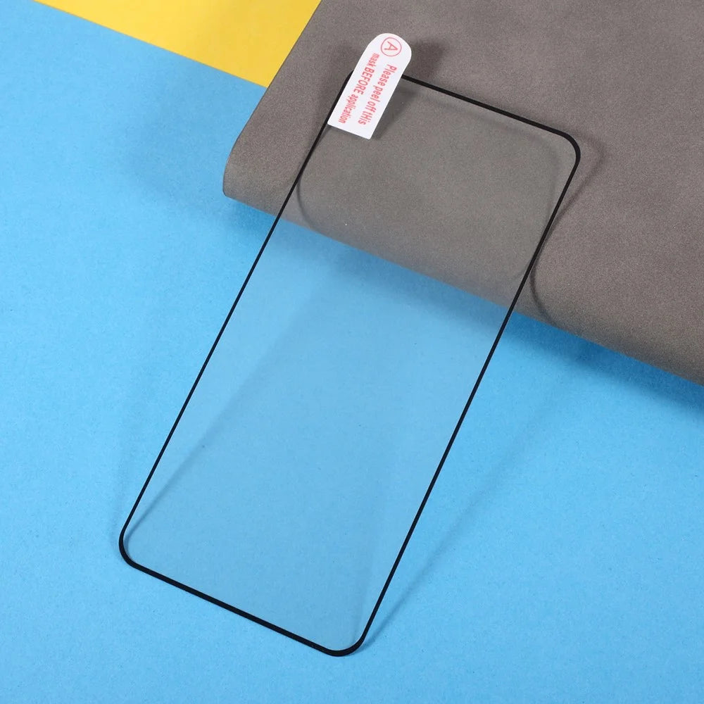Tempered Glass Film for Motorola Moto G84 5G / OPPO Reno2 , Black Edge Silk Printing Full Glue Full Screen Protector - 3