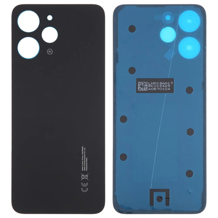 For Xiaomi Redmi 12 4G OEM Battery Housing Back Cover Replacement Part - Black - 1