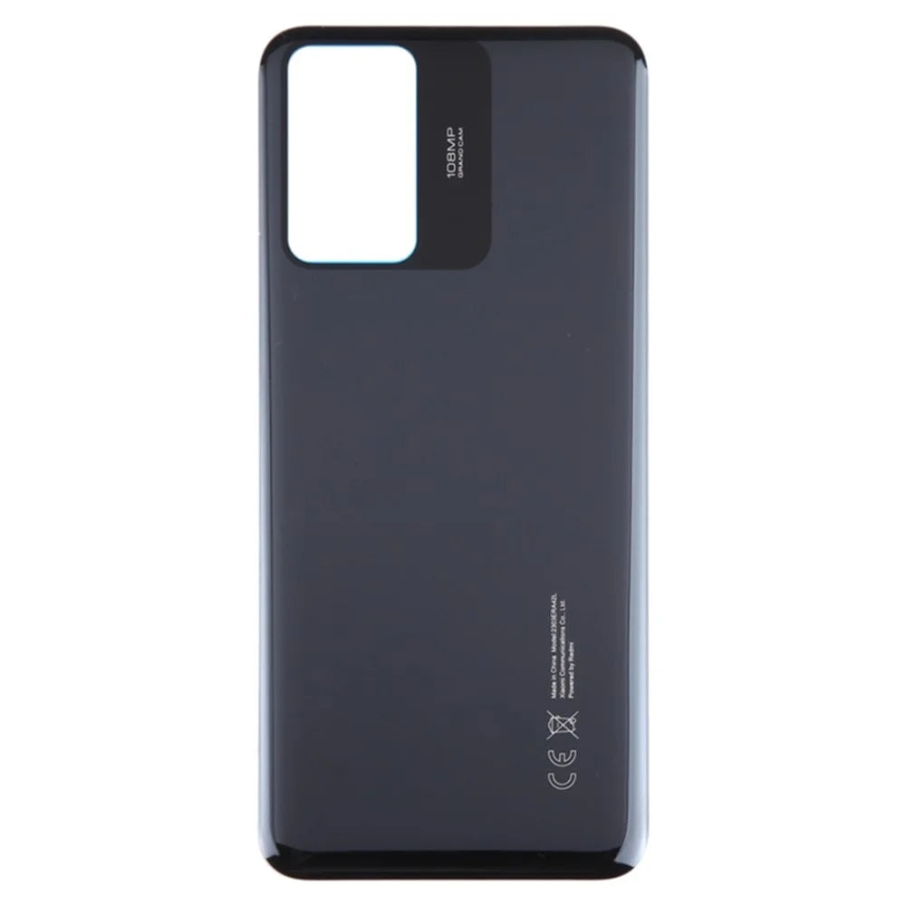 For Xiaomi Redmi Note 12S 4G OEM Battery Housing Back Cover Replacement Part - Black - 2