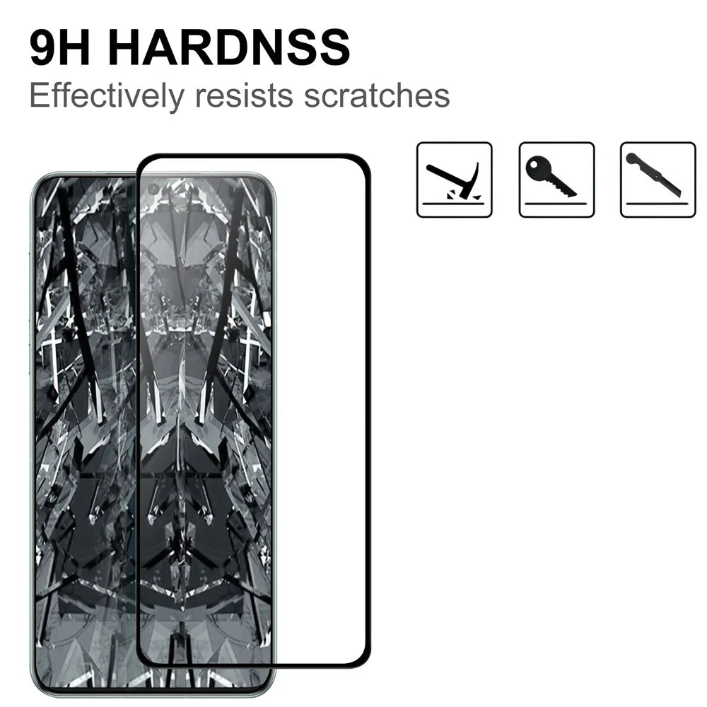 For Huawei Mate 60 AGC Tempered Glass with Black Edge Full Glue Full Coverage Screen Protector - 3