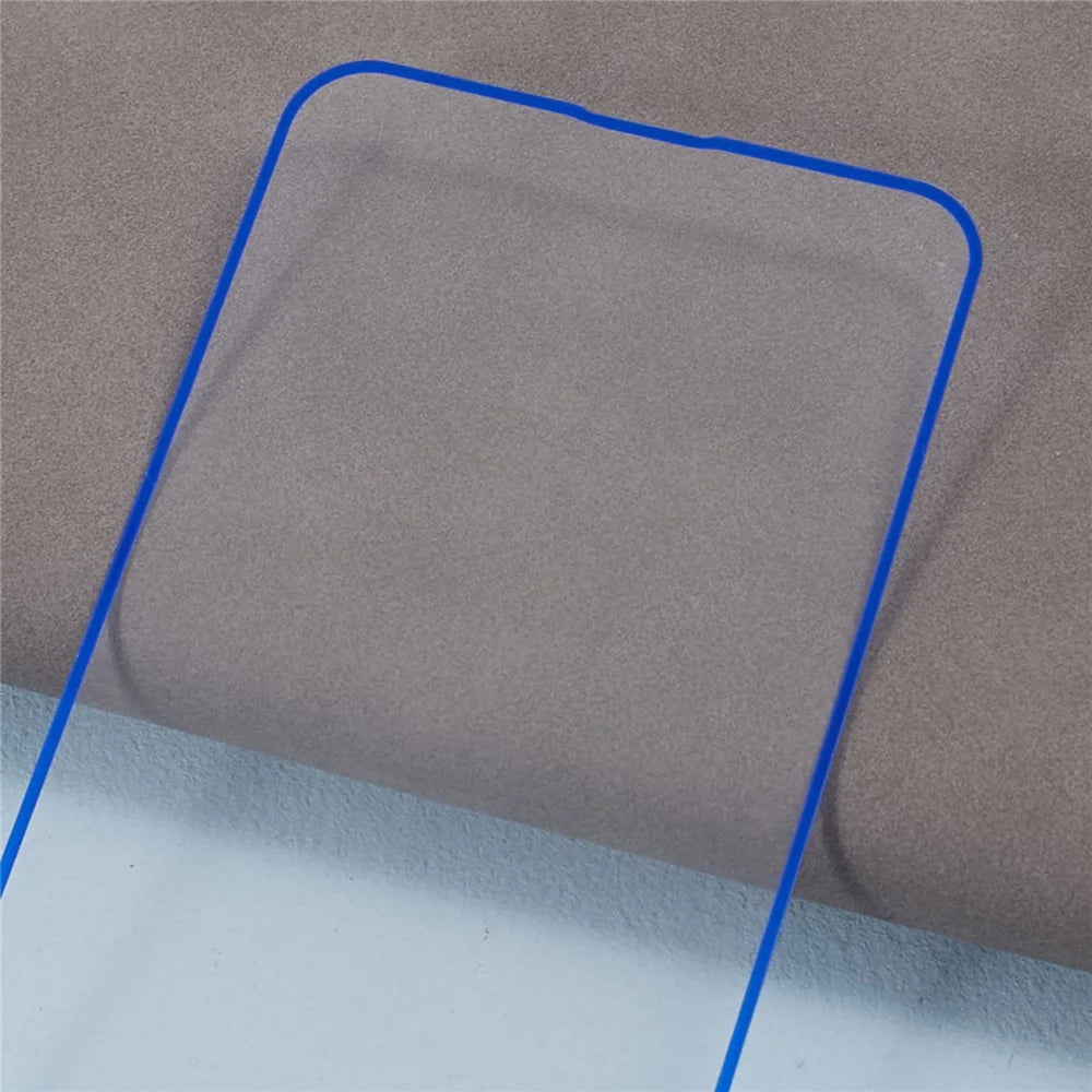 Screen Protector For iPhone 14 Luminous Edge Medium Alumina Tempered Glass Film - Blue - 6