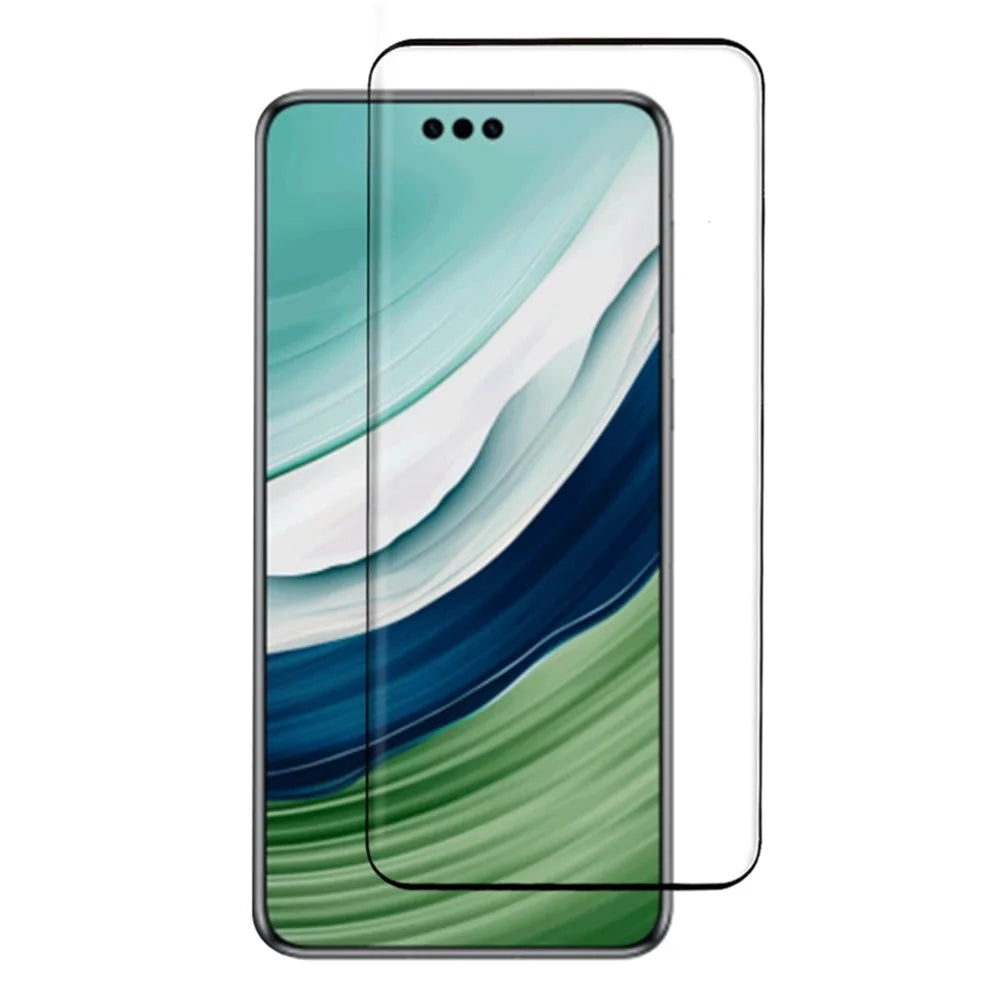 For Huawei Mate 60 Pro / Mate 60 Pro+ Side Glue Full Screen Protector 3D Curved Tempered Glass HD Clear Screen Film - 1