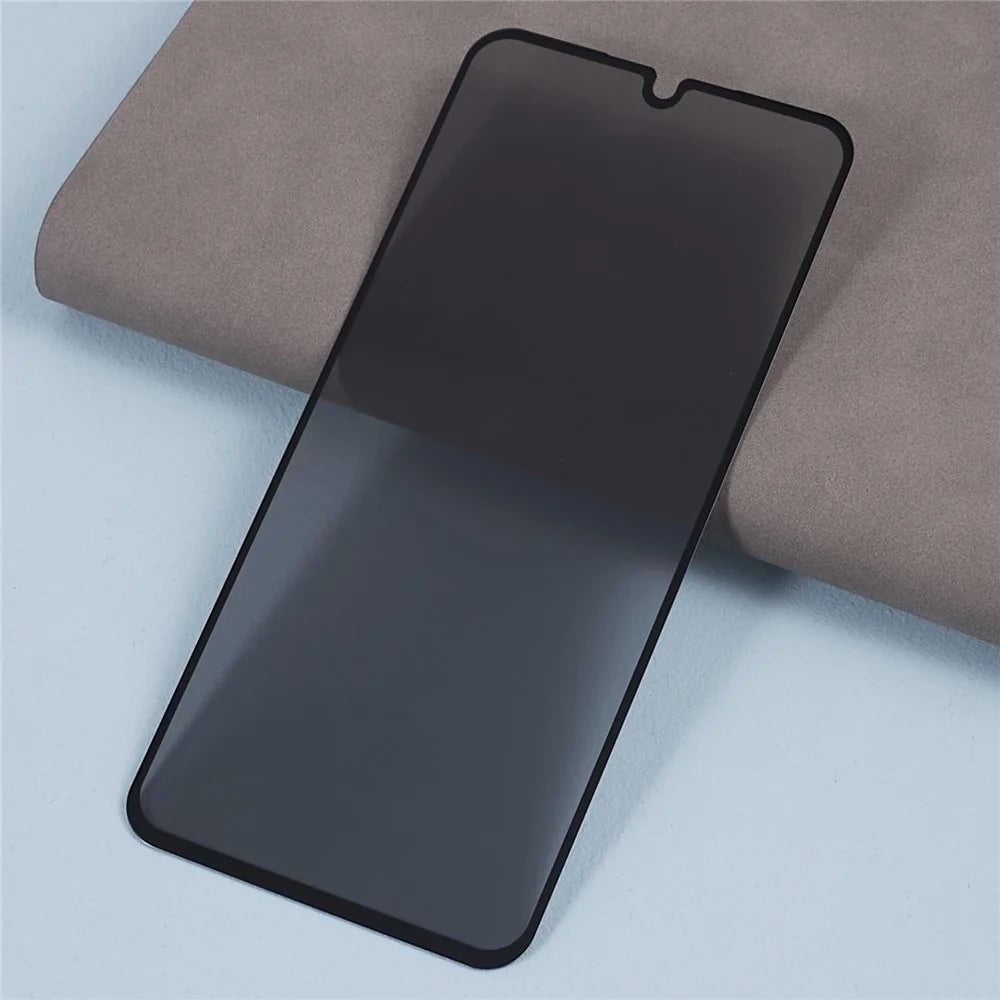 Anti-Spy Screen Protector for Samsung Galaxy A25 5G (Global) (161.0 x 76.5 x 8.3mm) , Side Glue Full Coverage Silk Printing Tempered Glass Film - 4