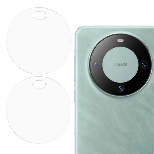 2Pcs Camera Lens Protector for Huawei Mate 60 Pro / Mate 60 Pro+ , Transparent 2.5D Arc Edge Tempered Glass Back Lens Film - 1