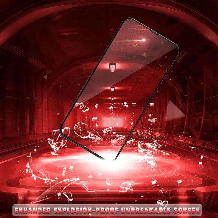 For iPhone 15 Pro Matte Screen Protector Full Cover Scratch Resistant Tempered Glass  Film - 3