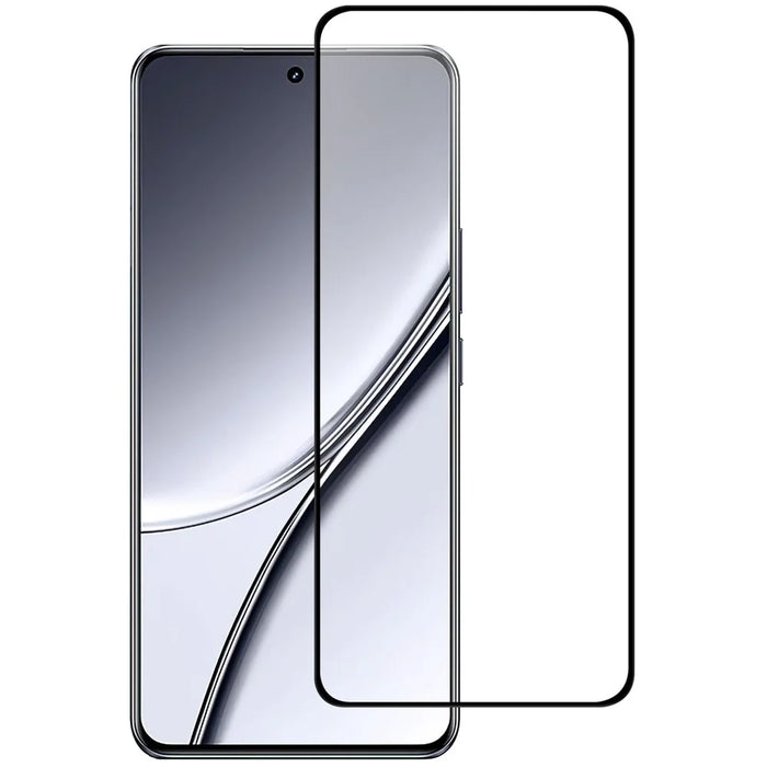 For Realme GT5 5G AGC Tempered Glass with Black Edge Full Glue Full Coverage Screen Protector - 1
