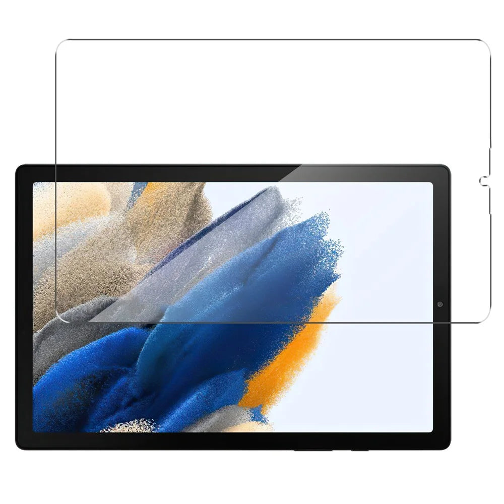 For Samsung Galaxy Tab A11 / A9 Screen Protector Straight Edge HD Clear Tablet Tempered Glass Protective Film - 1
