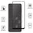 For Motorola Moto G84 5G AGC Tempered Glass with Black Edge Full Glue Full Coverage Screen Protector - 2