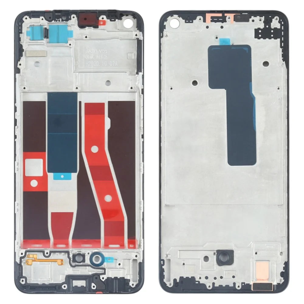 For Oppo A94 4G / Reno5 Lite Cell Phone Middle Plate Frame Repair Part (A-Side) (Without Logo) - 1