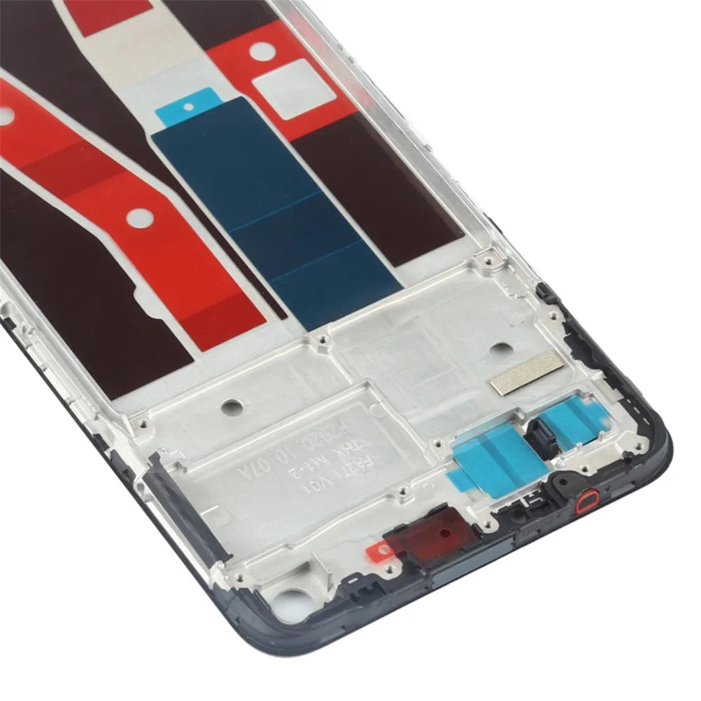 For Oppo A94 4G / Reno5 Lite Cell Phone Middle Plate Frame Repair Part (A-Side) (Without Logo) - 4