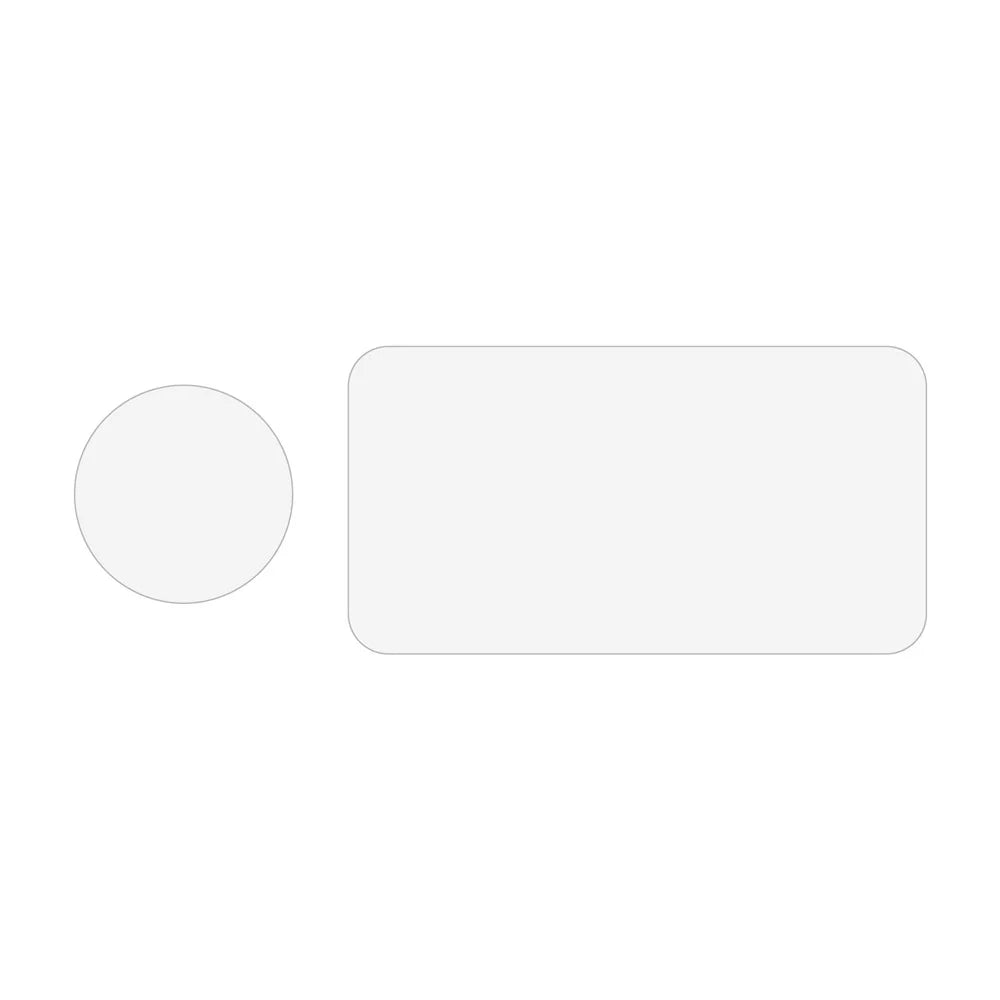 For Oppo Find N3 Flip 5G Camera Lens Protector 2.5D Arc Edge Tempered Glass Lens Film + Rear Small Screen Film - 2