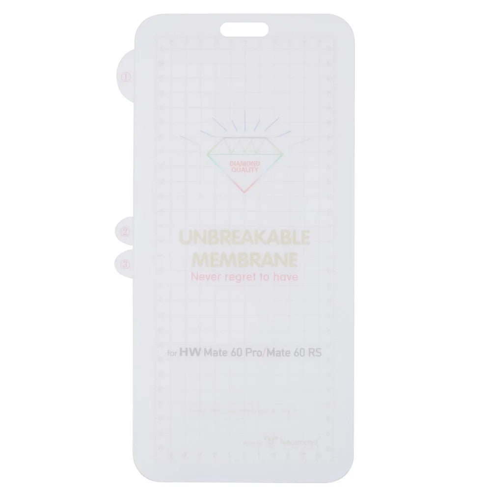 RURIHAI For Huawei Mate 60 Pro / 60 Pro+ Full Screen Protector Ultra Clear TPU Film (Support Fingerprint Unlock) - 3