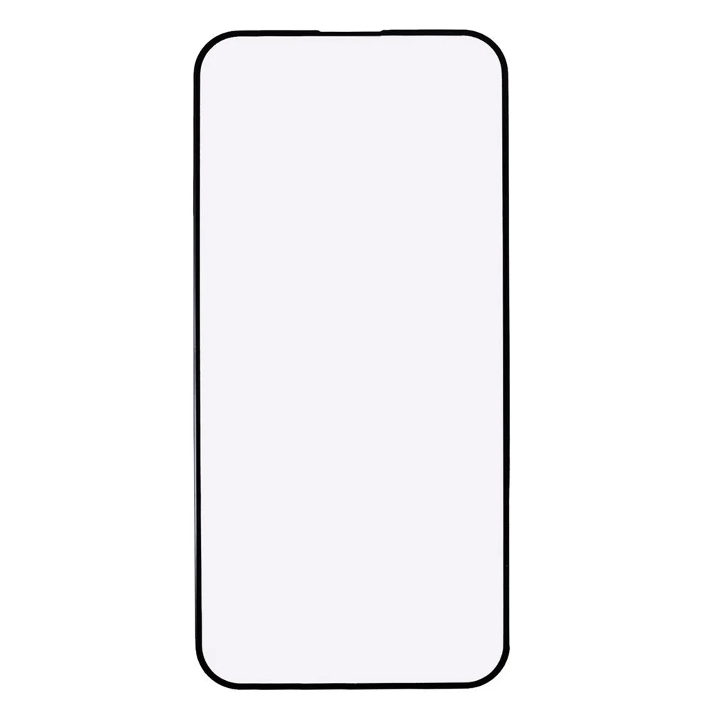 For iPhone 15 Plus Purple Light Full Screen Protector Black Edge Silk Printing Dispensing Glue Tempered Glass Film - 2