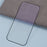 For iPhone 15 Pro Purple Light Black Edge Tempered Glass Full Glue Film Silk Printing Full Screen Protector - 4