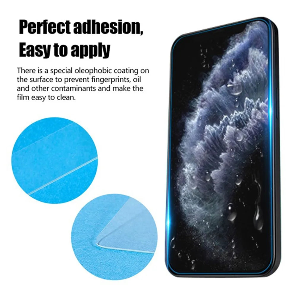 Screen Protector for Oppo A38 4G / A9 (2020) , Anti-scratch 0.25 Arc Edge High Aluminum-silicon Glass Clear Film - 5