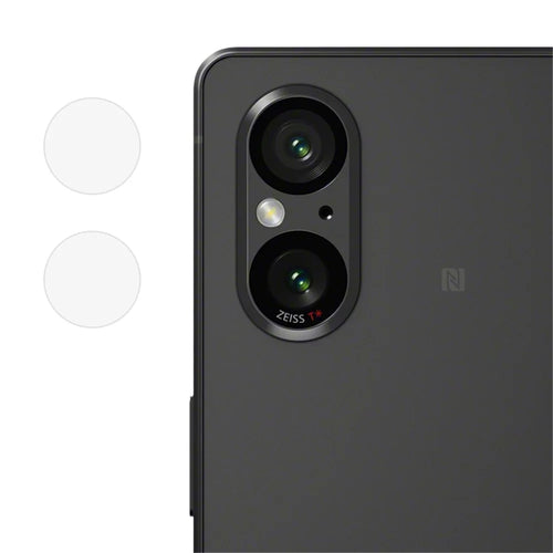 For Sony Xperia 5 V Camera Lens Film Clear Soda-Lime Glass Easy Installation Lens Protector - 1