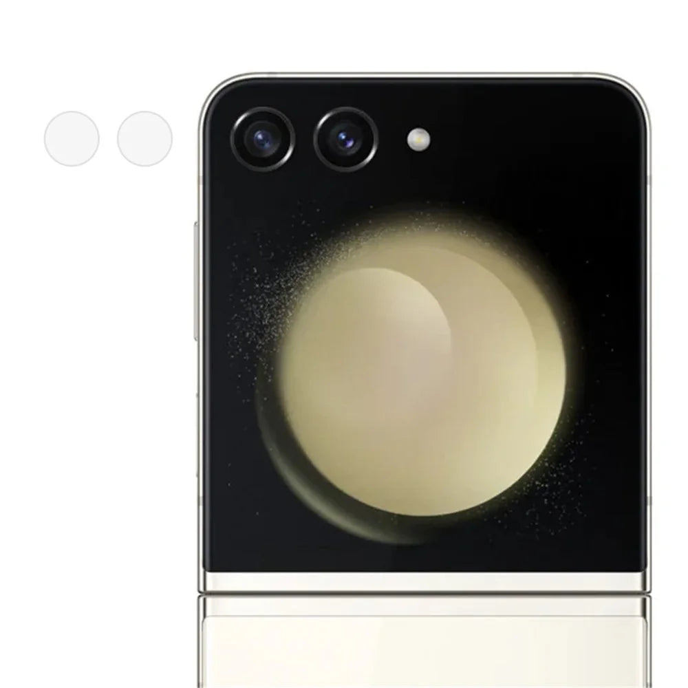 For Samsung Galaxy Z Flip5 5G Camera Lens Film Soft Soda-Lime Glass Rear Camera Lens Protector - 1