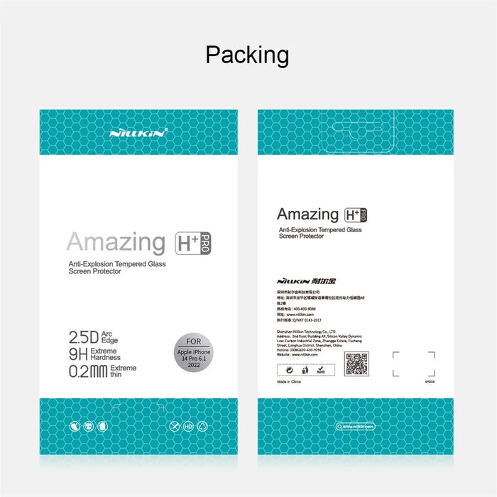 NILLKIN H+Pro for iPhone 15 Plus Anti-scratch Screen Protector AGC Glass HD Clear Screen Film - 7
