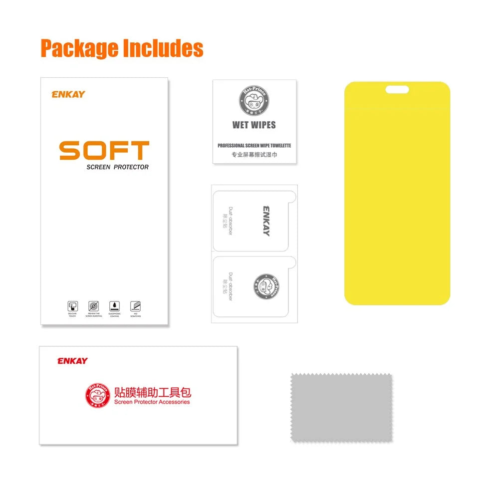 ENKAY HAT PRINCE For Huawei Mate 60 Pro+ / Mate 60 Pro Anti-Scratch TPE+PET+TPU Hydrogel Film Phone Screen Film Guard - 7