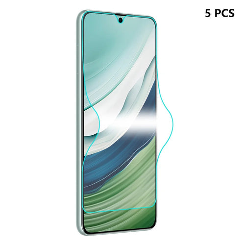 ENKAY HAT PRINCE 5Pcs For Huawei Mate 60 Soft TPE+PET+TPU Hydrogel Film Phone Screen Film Guard (Full Glue) - 1