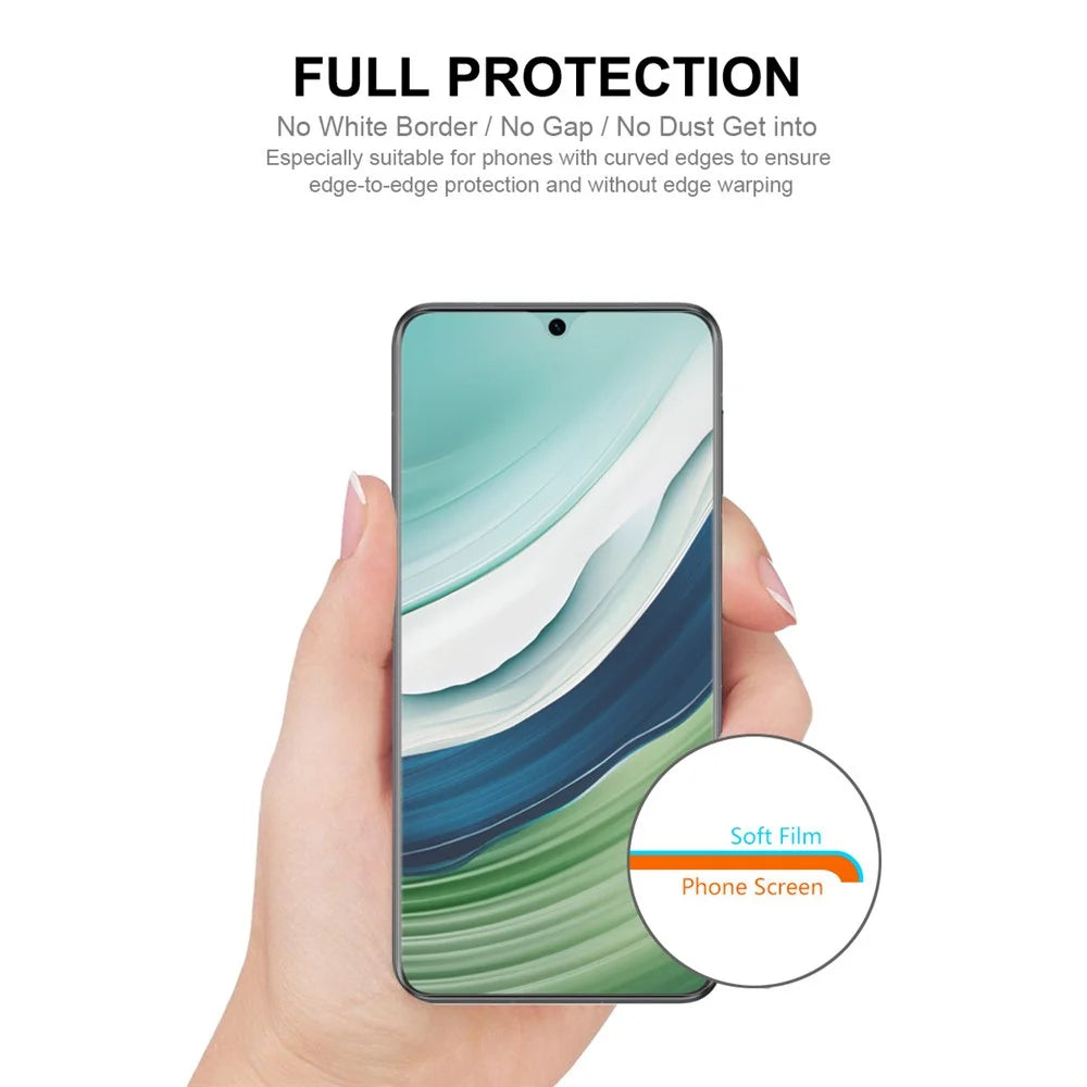 ENKAY HAT PRINCE 2Pcs For Huawei Mate 60 Bubble-Free Installation TPE+PET+TPU Hydrogel Film Phone Screen Protector - 4