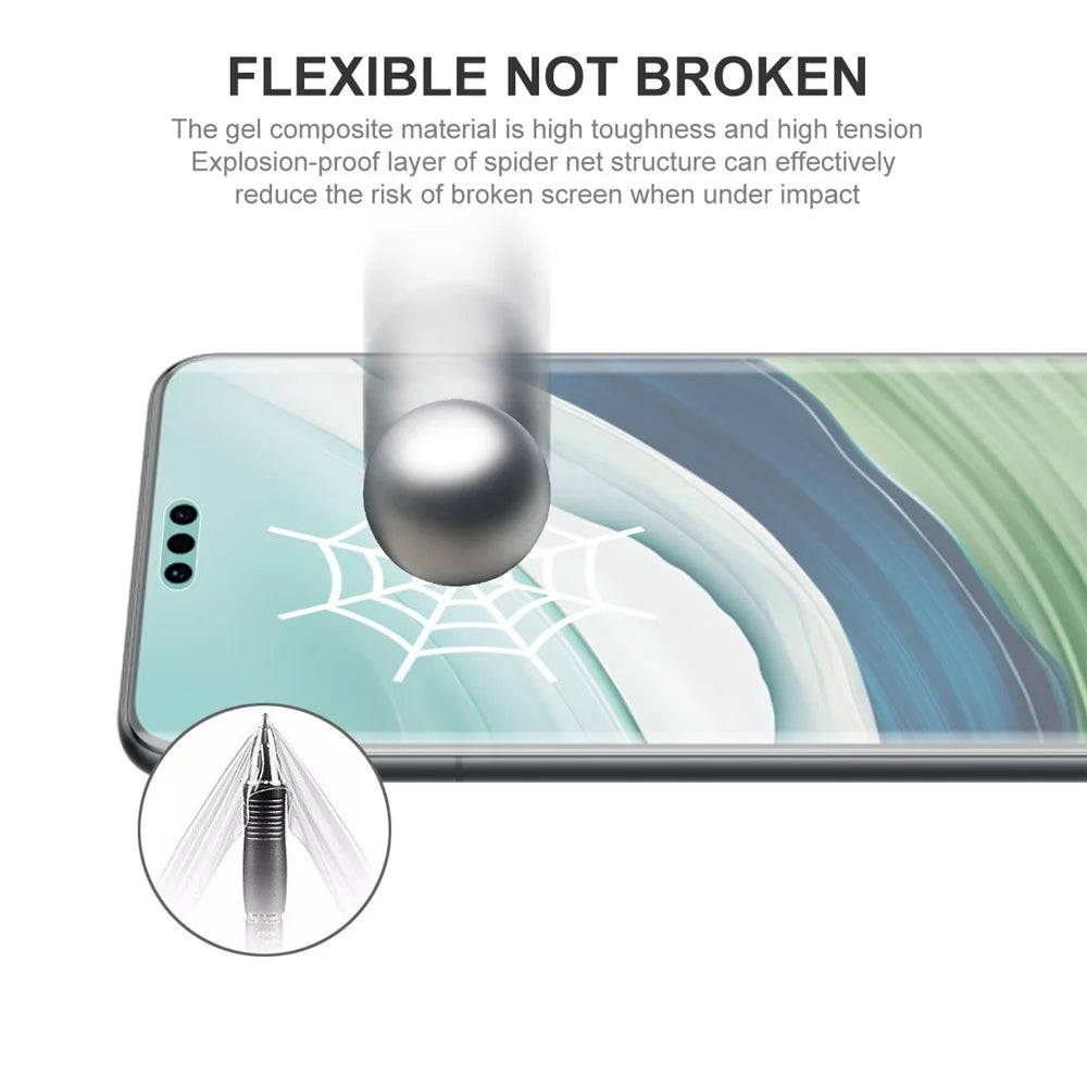 ENKAY HAT PRINCE 2Pcs For Huawei Mate 60 Pro+ / Mate 60 Pro HD Clear TPE+PET+TPU Hydrogel Film Phone Screen Film Guard - 5