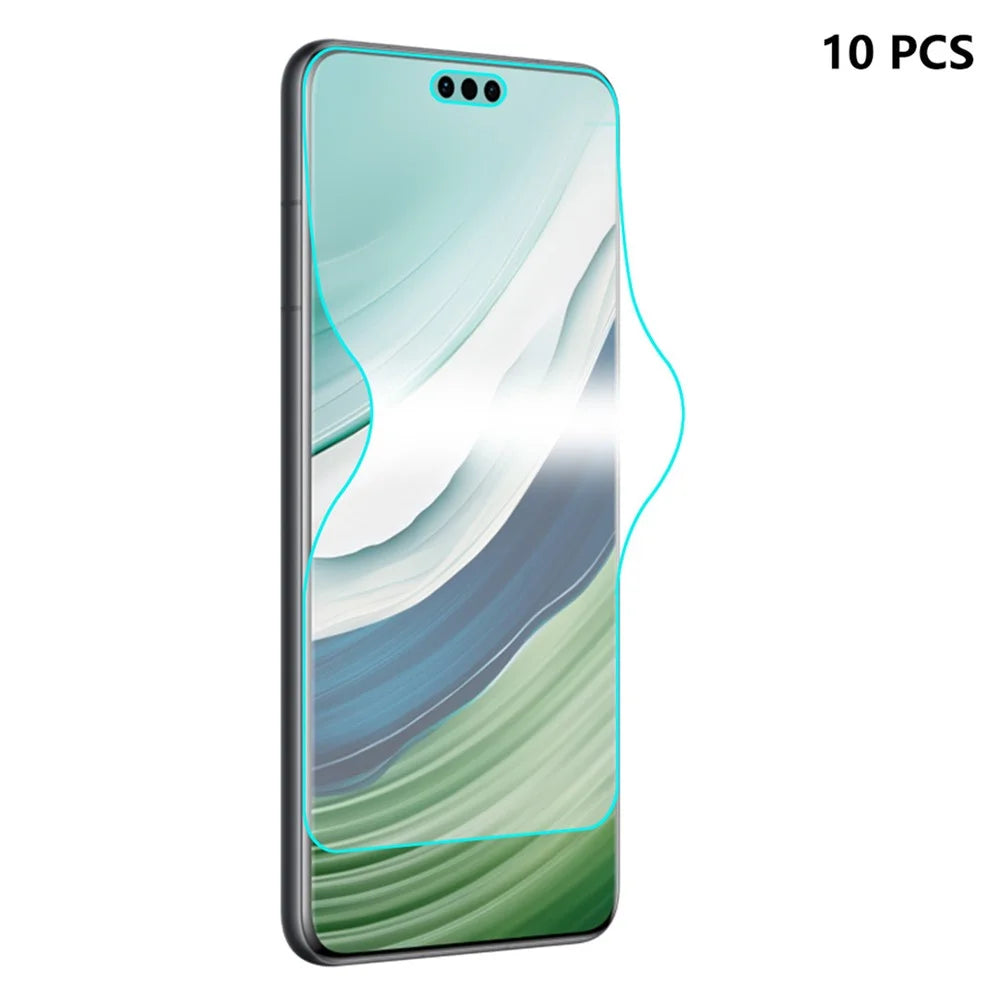 ENKAY HAT PRINCE 10Pcs For Huawei Mate 60 Pro / Mate 60 Pro+ Dustproof TPE+PET+TPU Hydrogel Film Screen Protector - 1