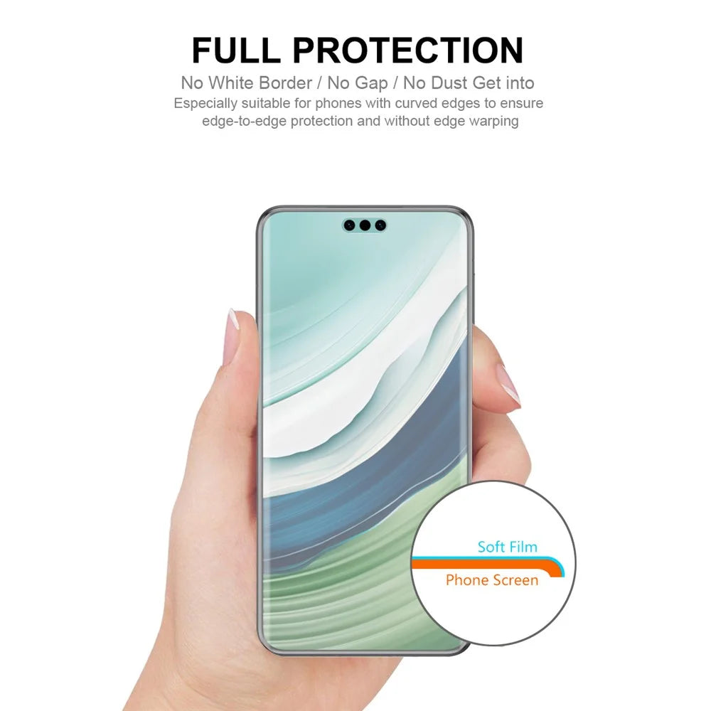ENKAY HAT PRINCE 10Pcs For Huawei Mate 60 Pro / Mate 60 Pro+ Dustproof TPE+PET+TPU Hydrogel Film Screen Protector - 4