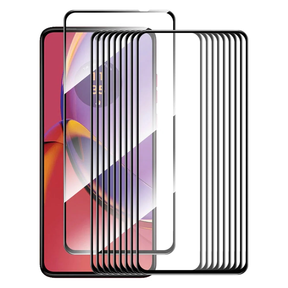ENKAY HAT PRINCE 10Pcs For Motorola Moto G84 5G Screen Protector 2.5D 0.26mm Silk Print High Aluminium-silicon Glass Film - 1