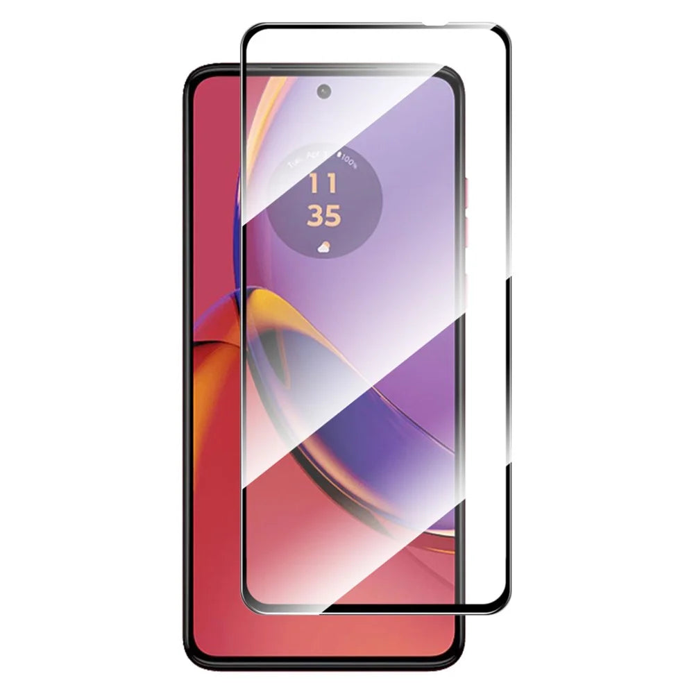 ENKAY HAT PRINCE For Motorola Moto G84 5G Phone Screen Protector Silk Print 2.5D High Aluminium-silicon Glass Film - 1