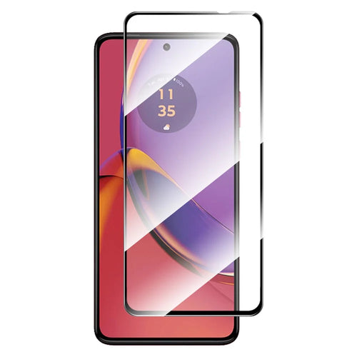 ENKAY HAT PRINCE For Motorola Moto G84 5G Phone Screen Protector Silk Print 2.5D High Aluminium-silicon Glass Film - 1