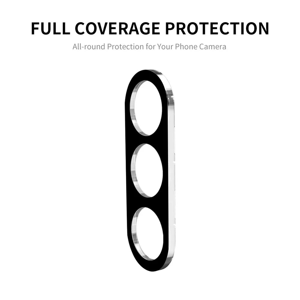 ENKAY HAT PRINCE For Samsung Galaxy S23 FE Tempered Glass Lens Film Full Coverage Rear Camera Lens Protector - Black - 2