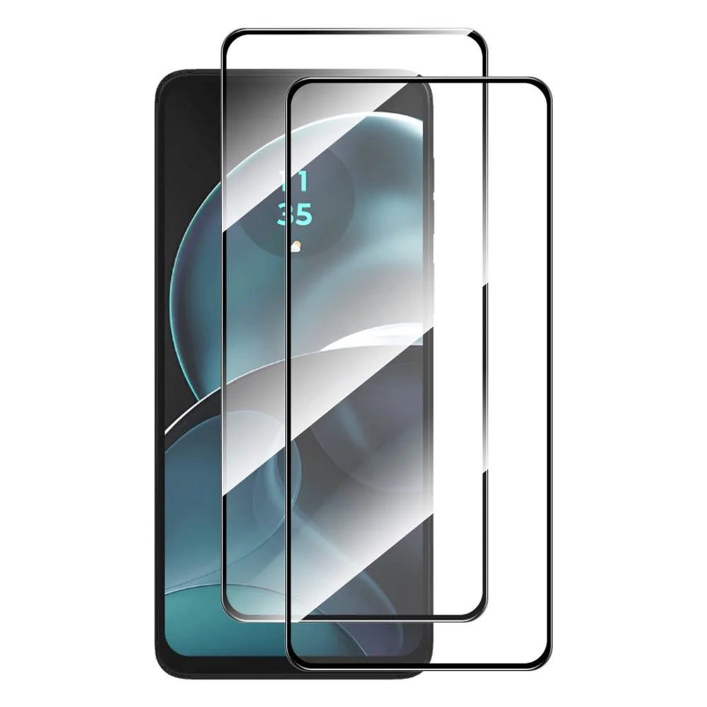 ENKAY HAT PRINCE 2Pcs for Motorola Moto G14 4G / G54 5G 2.5D High Aluminium-silicon Glass Film Silk Print Screen Protector - 1