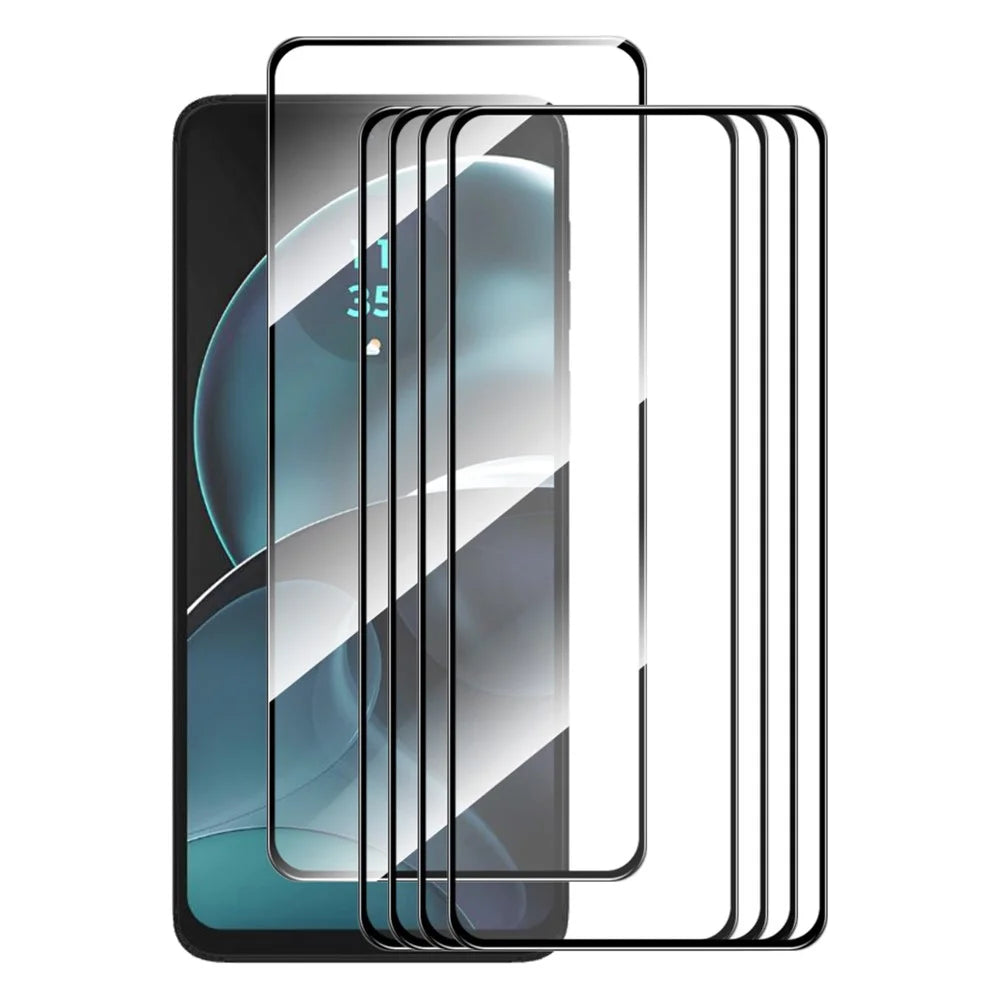 ENKAY HAT PRINCE 5Pcs for Motorola Moto G14 4G / G54 5G High Aluminium-silicon Glass Anti-shatter Film 2.5D Silk Print Screen Protector - 1
