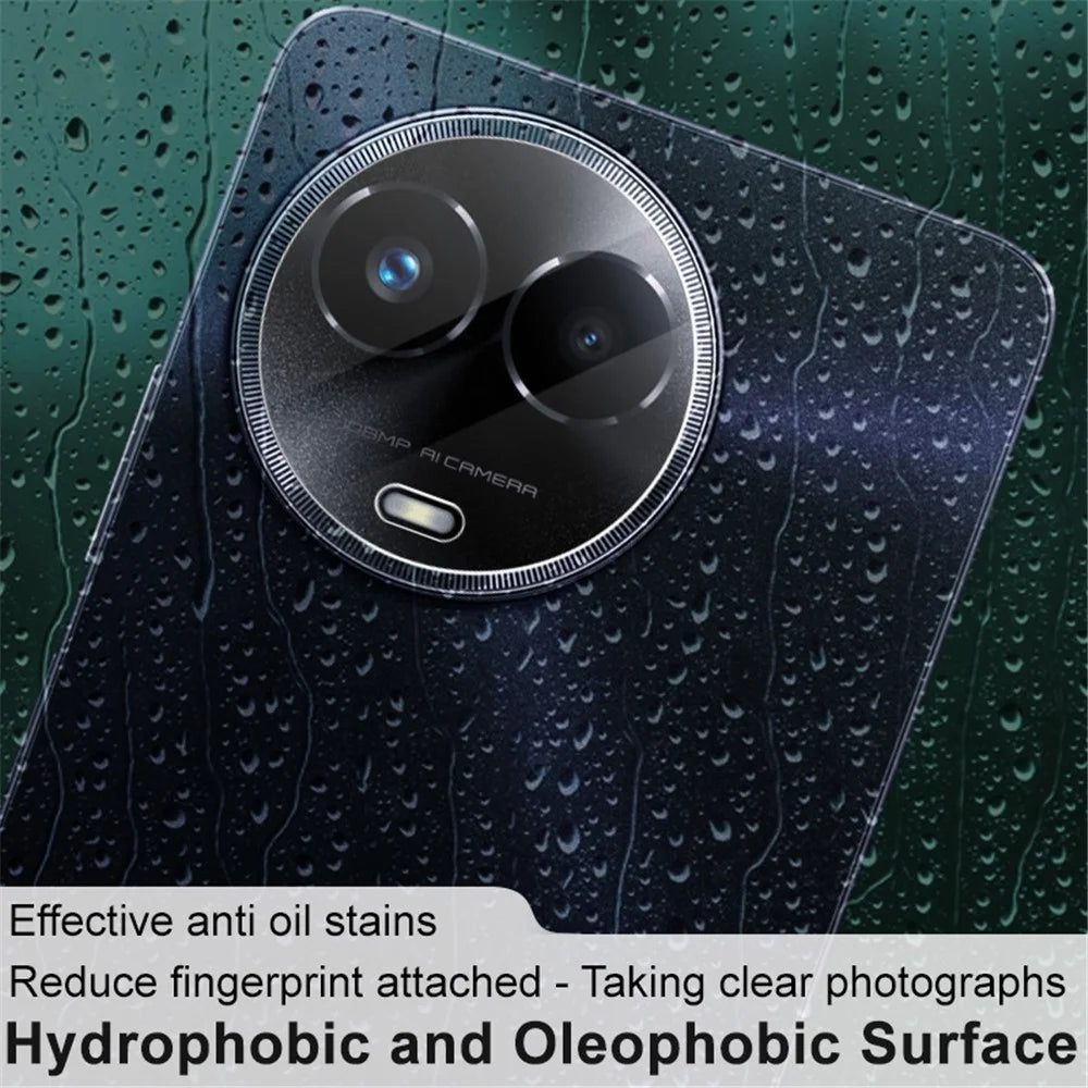 IMAK 2Pcs  /  Set For Realme 11 5G (Global) Tempered Glass Camera Lens Protectors Arc Edge HD Clear Lens Films - 6