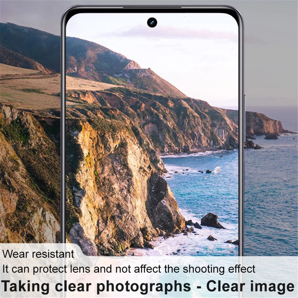 IMAK 2Pcs  /  Set For Realme 11 5G (Global) Tempered Glass Camera Lens Protectors Arc Edge HD Clear Lens Films - 7