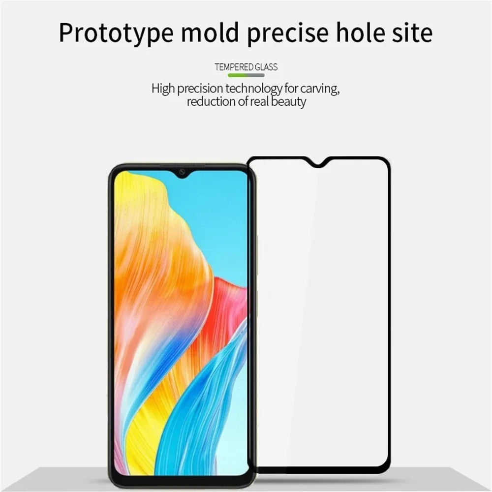 PINWUYO JK Tempered Glass Film Series-2 for Oppo A38 4G Screen Protector Anti-explosion Full Cover Film - 6