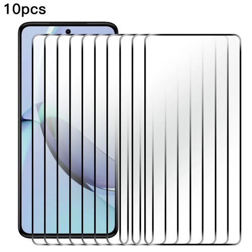 RURIHAI 10Pcs For Motorola Moto G84 5G High Aluminum-silicon Glass Screen Protector 2.5D 0.26mm Film - 1