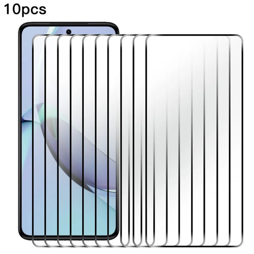 RURIHAI 10Pcs For Motorola Moto G84 5G High Aluminum-silicon Glass Screen Protector 2.5D 0.26mm Film - 1