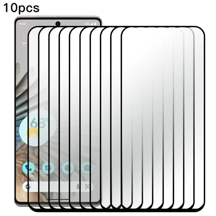 RURIHAI 10Pcs For Google Pixel 8 Pro Full Glue Screen Protector 2.5D 0.26mm Secondary Hardening Film - 1
