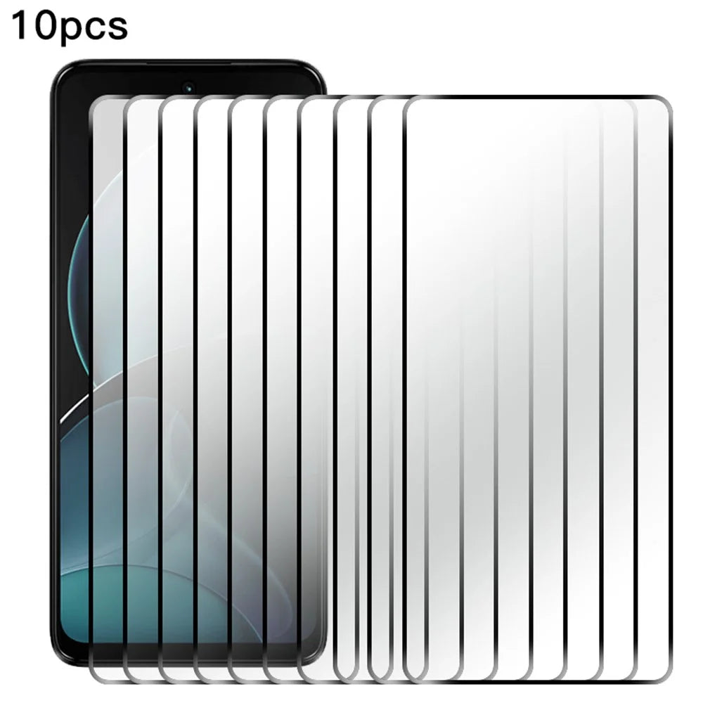 RURIHAI 10Pcs For Motorola Moto G14 4G / G54 5G Full Screen Protector 0.26mm 2.5D Secondary Hardening Film - 1