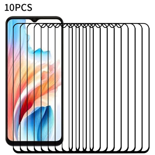 RURIHAI 10Pcs For Oppo A38 4G Screen Protector 2.5D 0.26mm High Aluminum-silicon Glass Film - 1