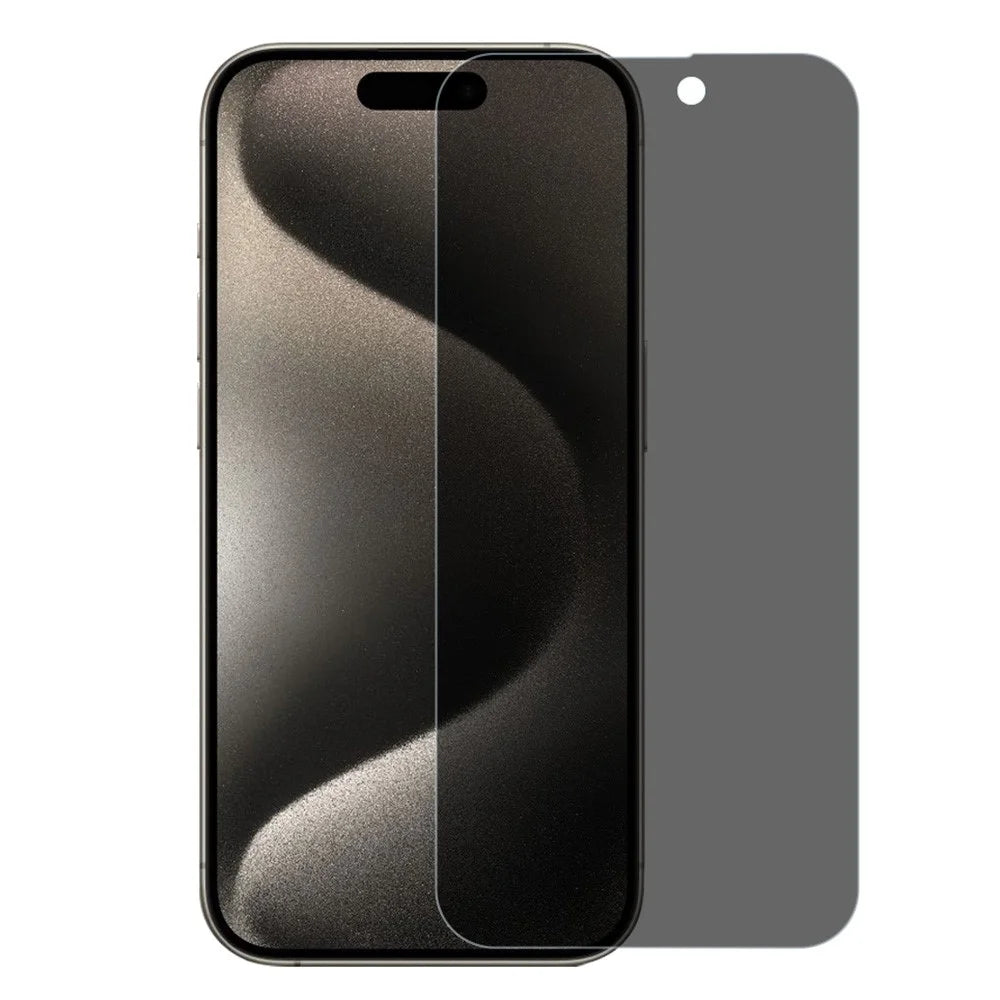 NORTHJO A+ 28 Degree HD Privacy Screen Protector for iPhone 15 Plus / 15 Pro Max Anti-Spy High Aluminum-silicon Glass Film - 1