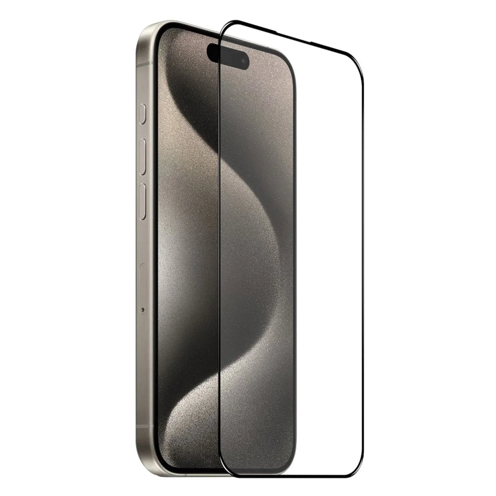 NORTHJO A+Glass 0.3mm 2.5D Screen Film for iPhone 15 Pro Silk Printing High Aluminum-silicon Glass Screen Protector - 2