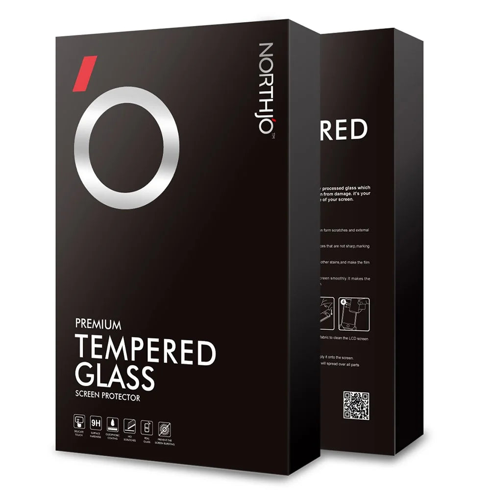 NORTHJO A+Glass 0.3mm 2.5D Screen Film for iPhone 15 Pro Silk Printing High Aluminum-silicon Glass Screen Protector - 4