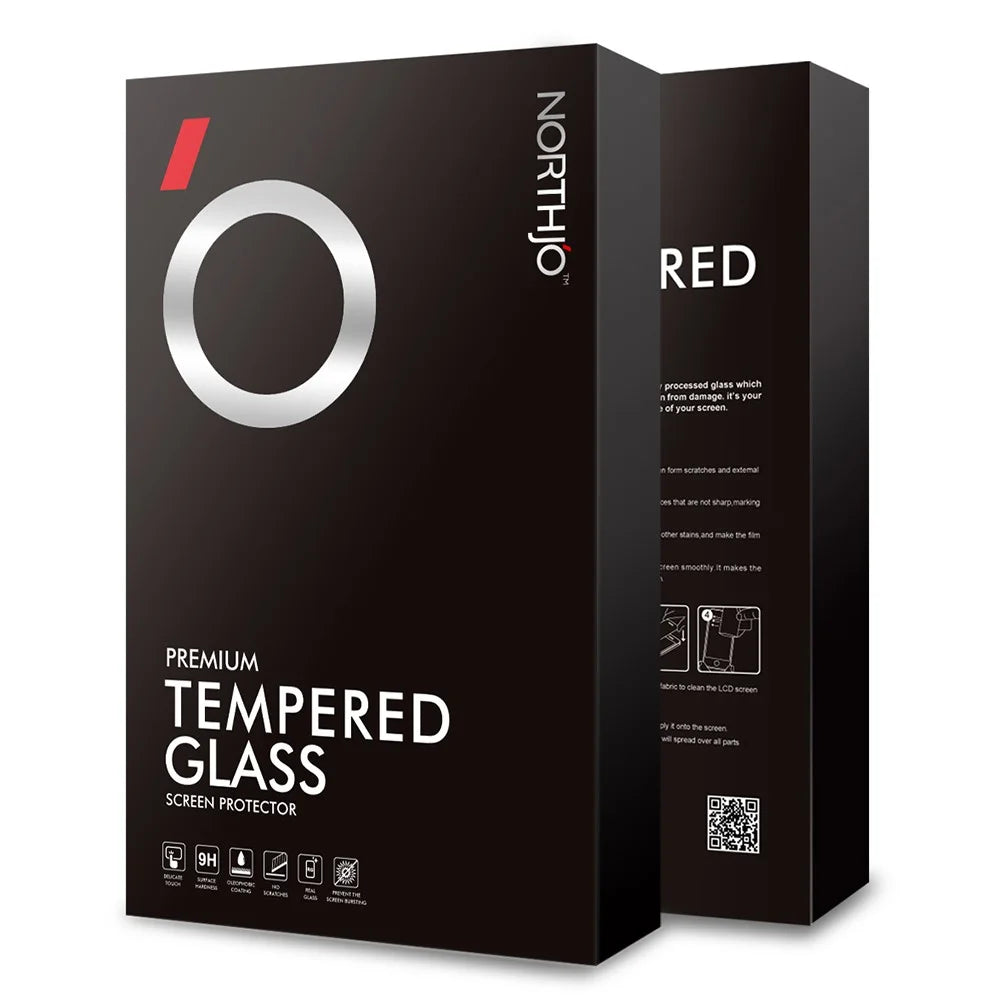 NORTHJO A+ For iPhone 15 Plus / 15 Pro Max Screen Protector Anti-explosion 0.3mm 2.5D Tempered Glass Film - Transparent - 4